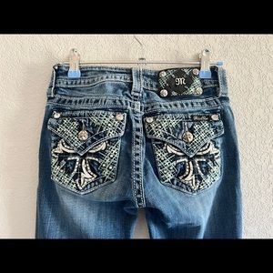 Miss Me Jeans. Mid rise boot, size 24.